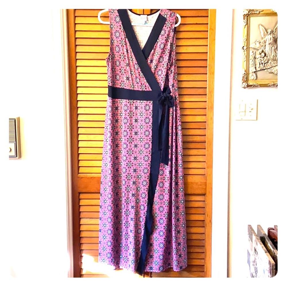 Plus size Maxi Dress Pink and black